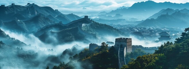 The Great Wall of Clouds and Mists
