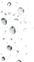 Close-up of water droplets on a transparent surface, creating a refreshing and soothing atmosphere, perfect for backgrounds and designs.