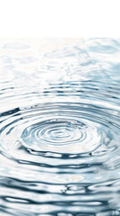 Close-up of water surface with ripple effect and concentric waves, evoking a calm and tranquil feeling.