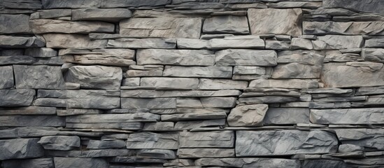 The image features a background made of stone providing ample space for any desired content or visuals