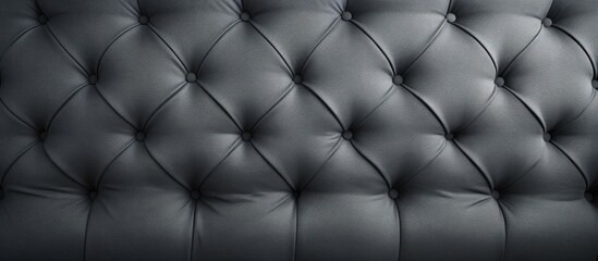 Gray upholstery fabric for a soft furnishings sofa with a visually appealing and comfortable design Includes copy space image