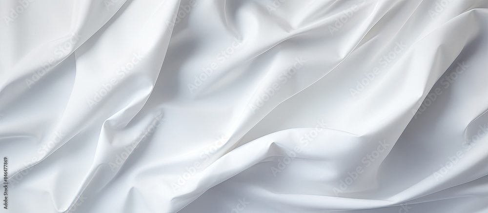 Leinwandbilder copy space image of a crumpled white paper with a smooth texture