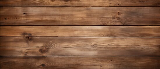 Fototapeta premium Copy space image of a textured background and banner created with long wood planks