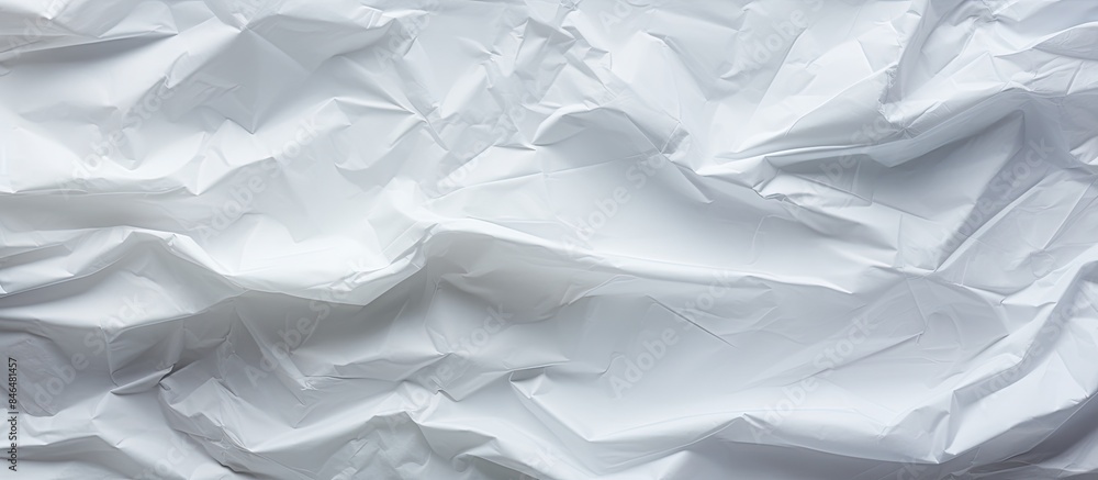 Aufkleber the white crumpled paper creates an interesting and textured background perfect for a copy space ima