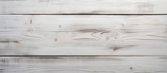 Fototapeta premium White wood plank texture for background. copy space available