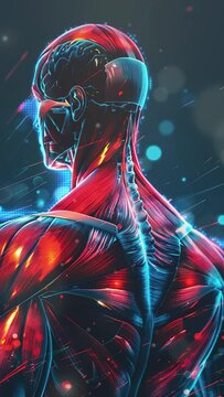 3d rendered illustration of a human body