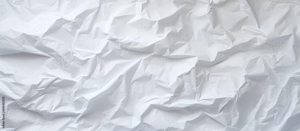Poster the white crumpled paper creates an interesting and textured background perfect for a copy space ima