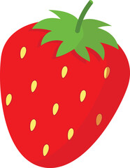 Strawberry vector. free space for text. wallpaper. background. symbol. logo.