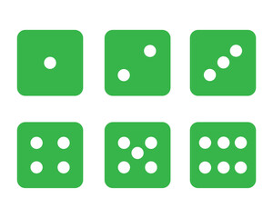 Ludo dice icon. Ludo Dice Vector illustration, Game illustration