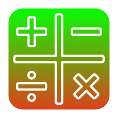 Fototapeta premium Calculator Icon