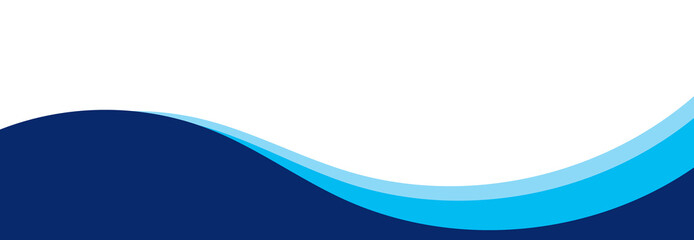 Vector-layered blue water wave banner template. Presentation template. EPS10