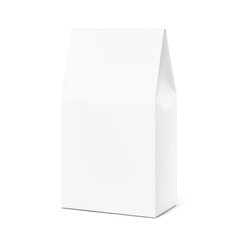 Pinch top box for bottle. Vector illustration isolated on white background. Ready and simple to use for your design. EPS10.