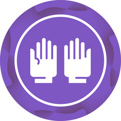 Obraz premium Gloves Vector Icon