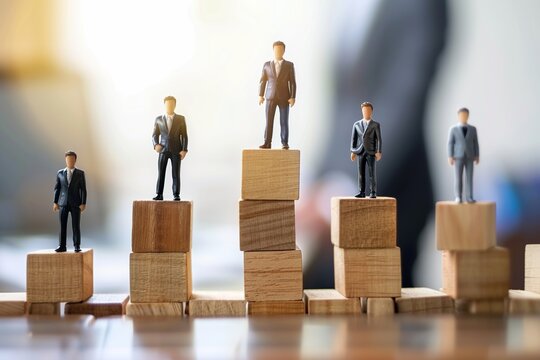 Recruiting and hiring the right people, human resource management concept. Identify the best candidates for the job position. Ai generative