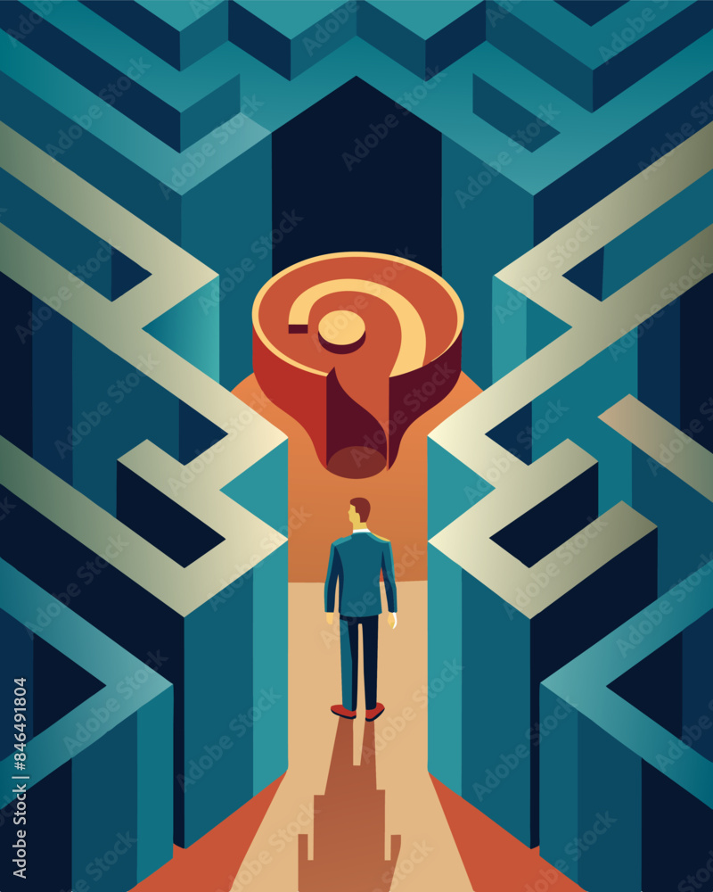 Poster the walls of the mind maze seem to whisper secrets and truths tempting the person to lose themselves