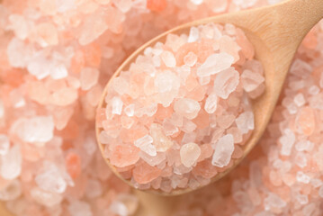 Pink himalayan salt for cooking or spa treatment