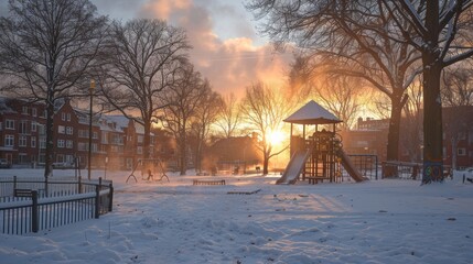 Warm Air in the Children's Playground