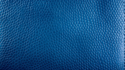 Blue leather closeup textured background