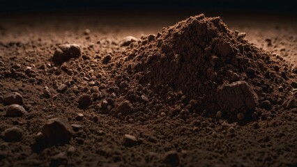 Sandy ground texture and background of ground