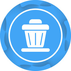 Trash bin Vector Icon