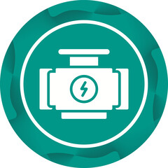 Car Engine Vector Icon