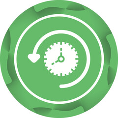 Time Past Vector Icon