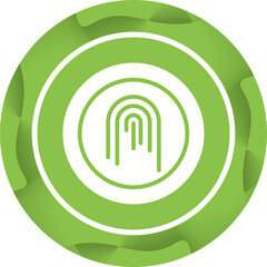 Fingerprint Vector Icon