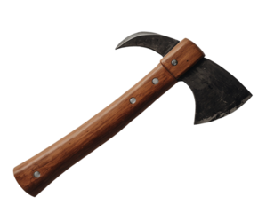 axe isolated on white background