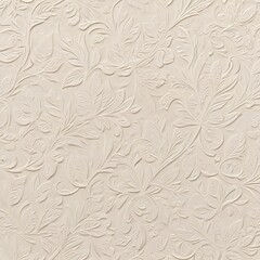 Abstract shapes embossed on a light background resembling leaves