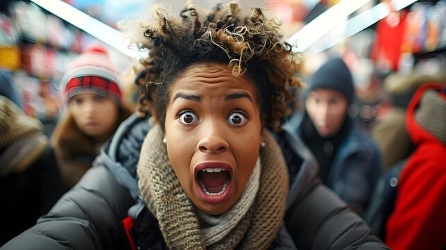 Frenzied Black Friday Shoppers Scrambling for Coveted Products in Retail Chaos