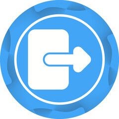 Exit Vector Icon