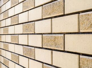 brick wall texture in perspective