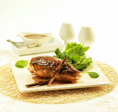 pollo a la canela