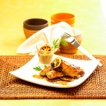 pollo al azafran