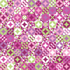 Neo geo seamless pattern with unique geometric shapes. Abstract vector illustration for poster, banner, flyers, book cover, presentation, wallpaper, package, gift wrap