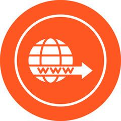 Domain Forwarding Vector Icon