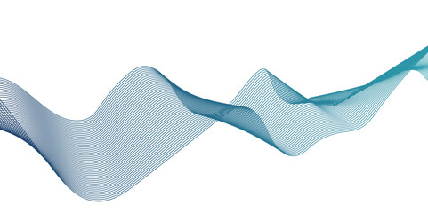 Abstract blend wave lines and technology background. White background, mesh abstract, vector gradient line soft blend. Transparent background with colorful lines. Lines on flow.