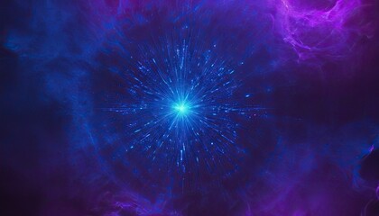 Obraz premium Creative glowing purple space background