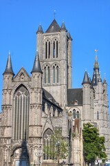 Fototapeta premium St Bavo's cathedral, Ghent, Belgium