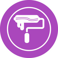 Paint Roller Vector Icon