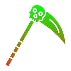 Fototapeta premium Scythe Icon