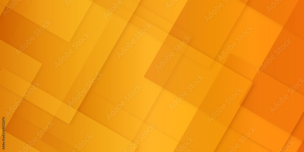 Poster abstract modern orange and yellow pattern geometric luxury gradient line background random square sh