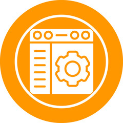 Browser Settings Vector Icon