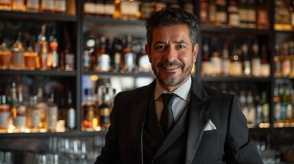 Fototapeta premium A man in a suit