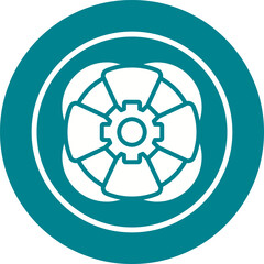 Naklejka premium Life Ring Vector Icon