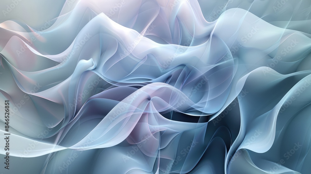 Poster 3d abstract background with overlapping layers and translucent effects