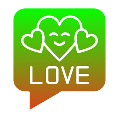 Love Message Icon