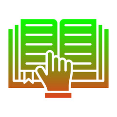 Fototapeta premium Reading Icon