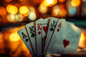 "Winning Hand: Straight Flush Spades in Poker"