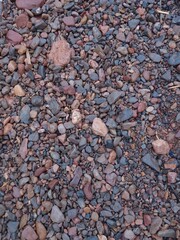 Wet Stones On Floor Background